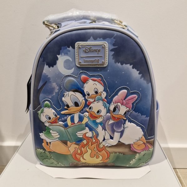 sac à dos loungefly disney donald family campfire
